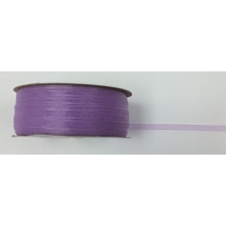 Organza Ribbon Lavender 1/4" 50y